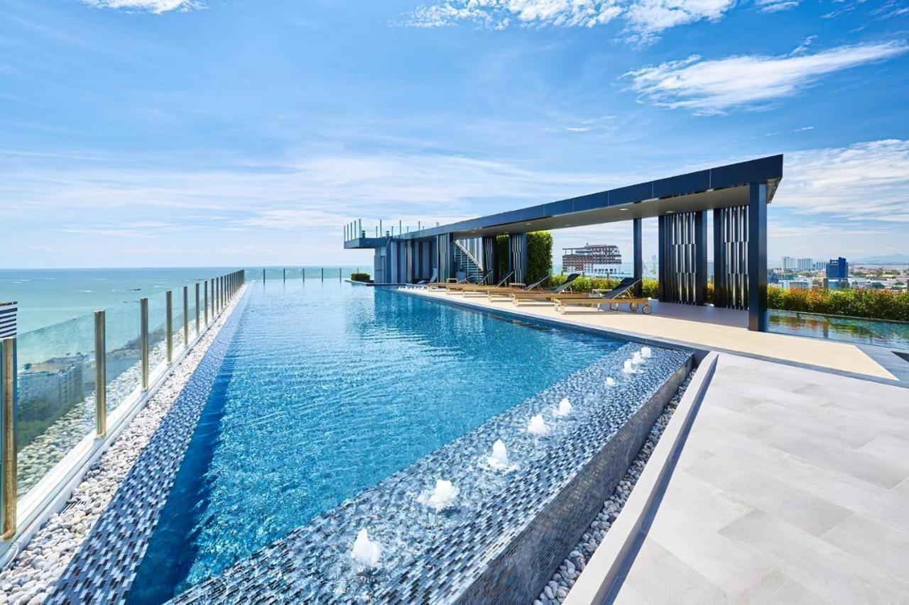 Great Location With Infinity Pool -Central Pattaya Apartment Exterior photo