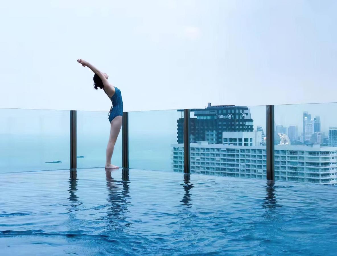Great Location With Infinity Pool -Central Pattaya Apartment Exterior photo